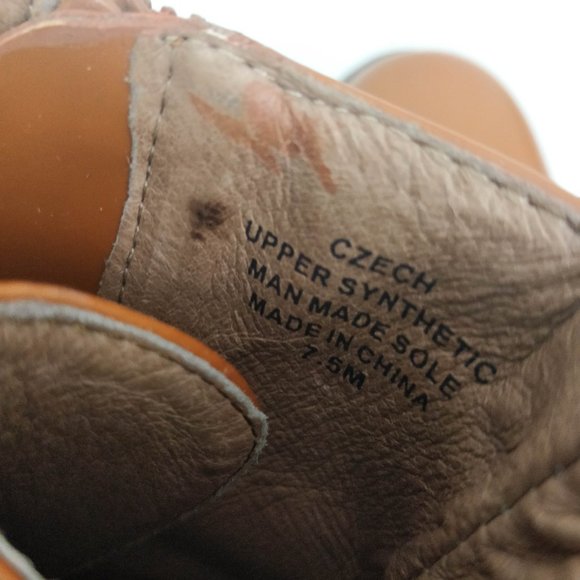 Jeffrey Campbell Czech Brown Combat Boots 7.5 - Picture 8 of 8